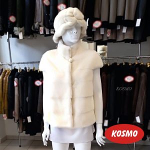 Жилетка из норки, длина 70см