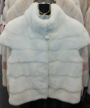 Жилетка из норки, длина 60 см